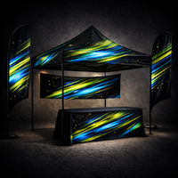 Sticker Bunker Event Setup / Pop-Up Trade Show Booths