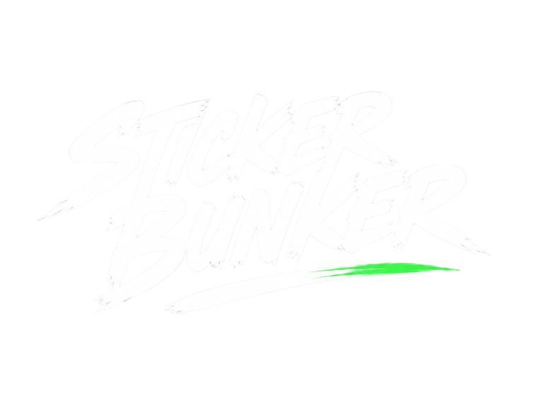Sticker Bunker die-cut sticker